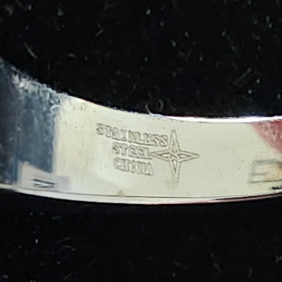 Labradorite in stainless steel. Size 10 - Picture 4 of 6